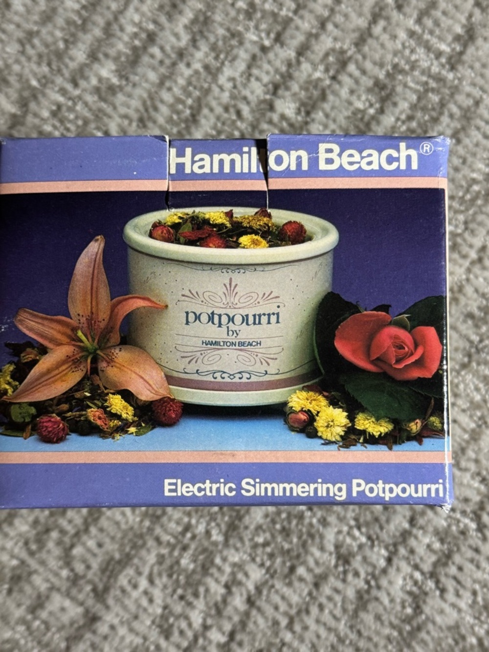 NEW Vintage Hamilton Beach electric simmering potpourri pot home fragrance